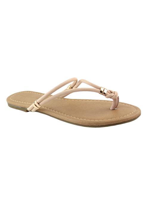 Nude Toe Separator Sandal - 14350054 - Very Small Image - 1