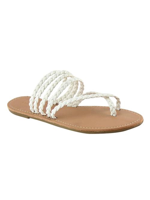white toe separator sandal - 14350071 - Very Small Image - 1