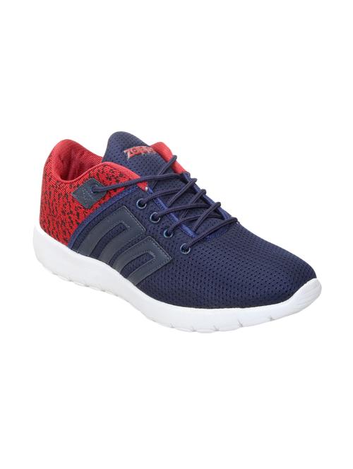 blue Fabric lace up sport shoe - 14350093 - Very Small Image - 1