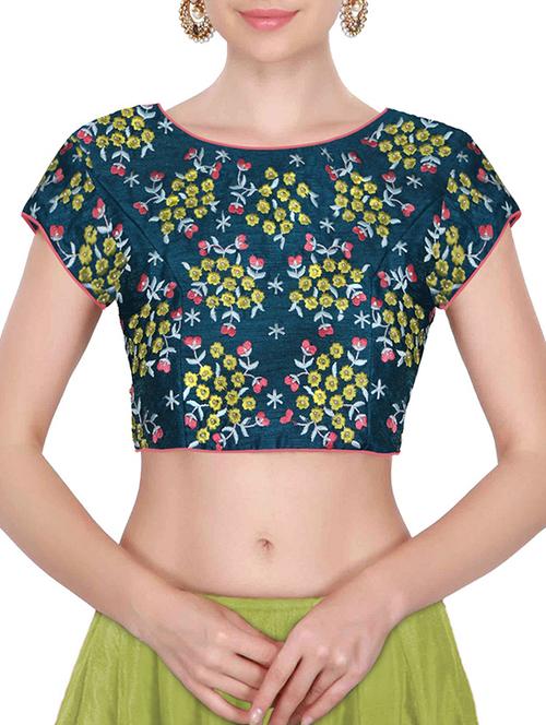 floral embroidered blouse - 14351652 - Very Small Image - 1