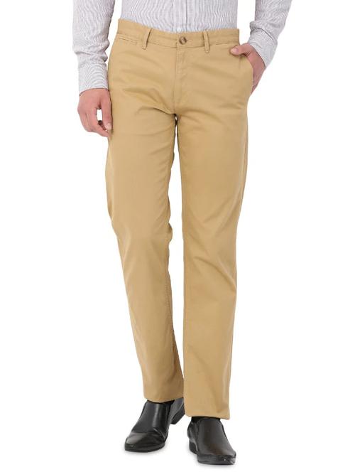 brown cotton chinos - 14352697 - Very Small Image - 1