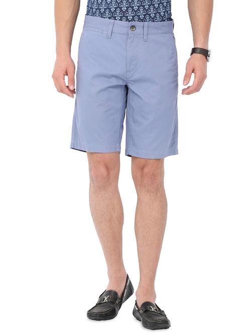 blue cotton shorts - 14352701 - Very Small Image - 1