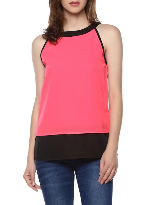 women's straight halter neck top - 14353624 - Very Small Image - 1