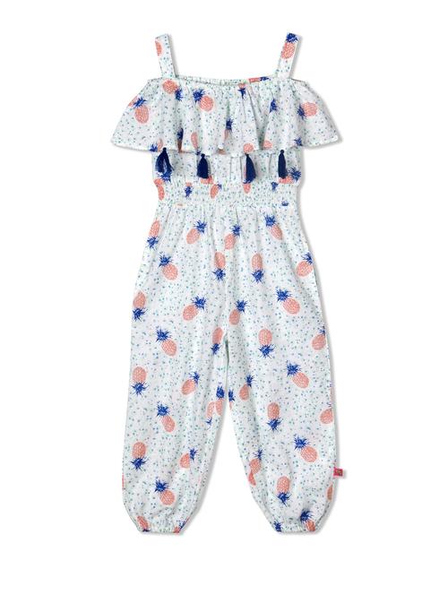 blue cotton playsuit - 14355160 - Very Small Image - 1
