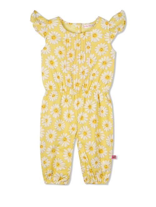 yellow cotton  jump suit - 14355177 - Very Small Image - 1