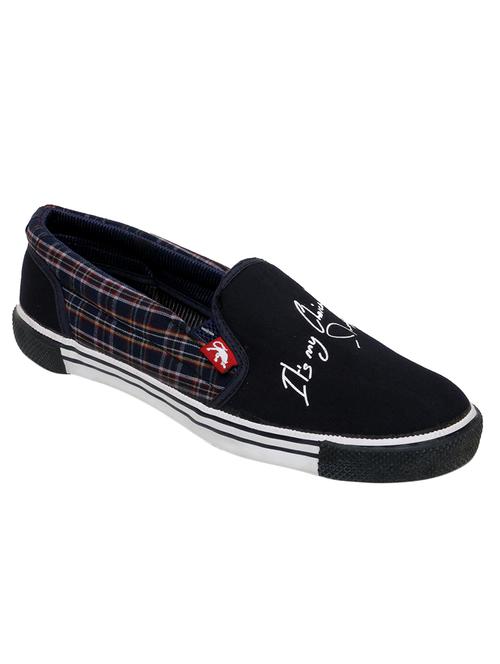 black canvas casual slipon - 14356292 - Very Small Image - 1