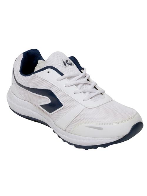 white mesh lace up sport shoe - 14356301 - Very Small Image - 1