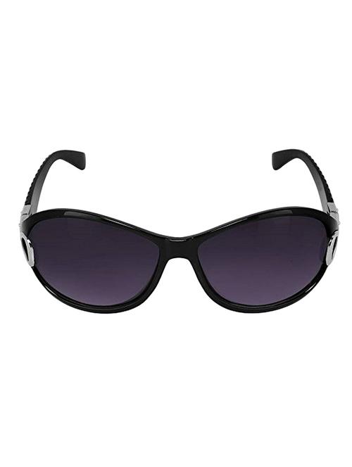 dervin black frame grey lens over sized sunglasses for women - 14356429 - Very Small Image - 1