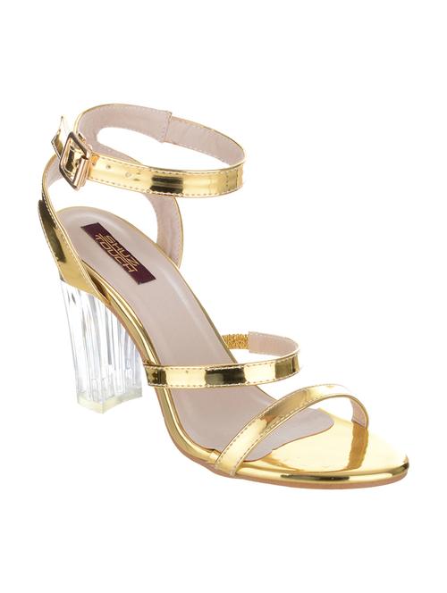 gold ankle strap sandal - 14356972 - Very Small Image - 1