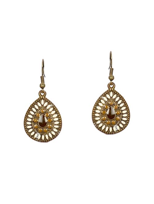 lass vogue brown drop earrings - 14359868 - Very Small Image - 1