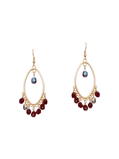 lass vogue studded drop earrings - 14359895 - Very Small Image - 1