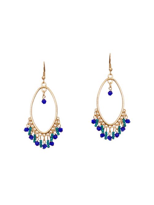 lass vogue studded drop earrings - 14359896 - Very Small Image - 1