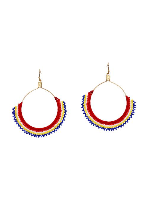lass vogue studded drop earrings - 14359907 - Very Small Image - 1