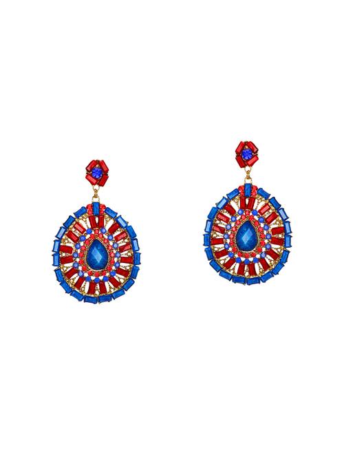lass vogue studded drop earrings - 14359921 - Very Small Image - 1