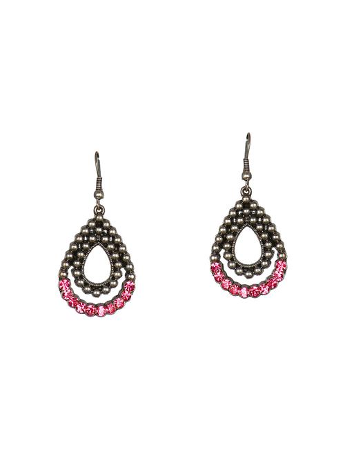 lass vogue studded drop earrings - 14359922 - Very Small Image - 1