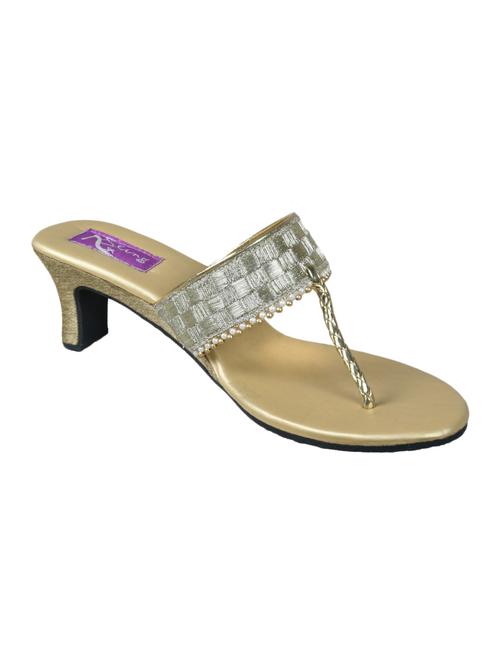 bling footwears gold ethnic sandal - 14359999 - Very Small Image - 1