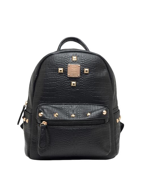 black leatherette backpack - 14360648 - Very Small Image - 1