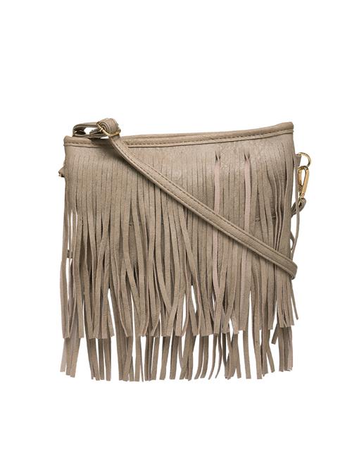 beige leatherette  regular sling bag - 14360723 - Very Small Image - 1