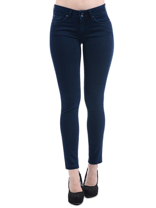 navy blue denim casual jean - 14361808 - Very Small Image - 1