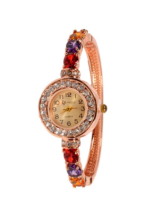 mansiyaorange desginer meena bracelet watches - 14363916 - Very Small Image - 1