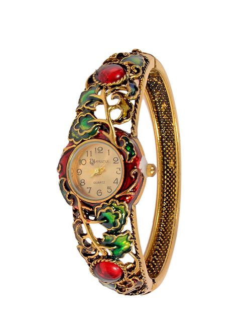 mansiyaorange desginer meena bracelet watches - 14363938 - Very Small Image - 1