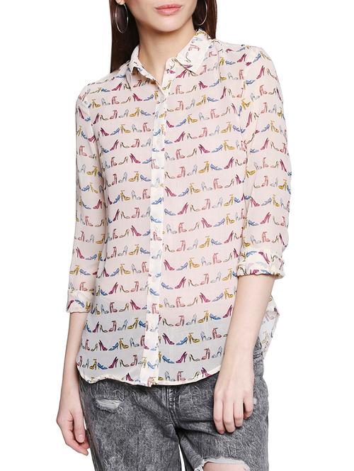 multicolored printed regular shirt - 14364056 - Very Small Image - 1