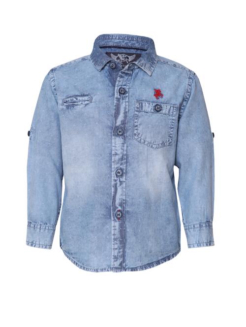 light blue denim shirt - 14364131 - Very Small Image - 1