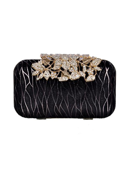 black polyester box clutch - 14364798 - Very Small Image - 1