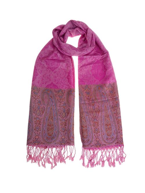pink pashmina shawl - 14366754 - Very Small Image - 1