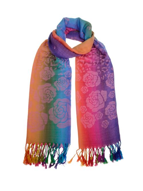 multi colored shawl - 14366767 - Very Small Image - 1