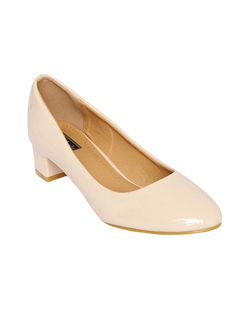 beige sheet slip on pumps - 14366941 - Very Small Image - 1