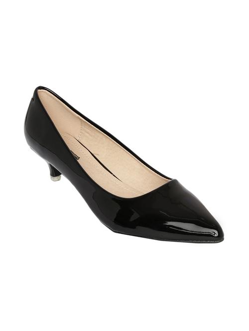 black sheet slip on pumps - 14366954 - Very Small Image - 1