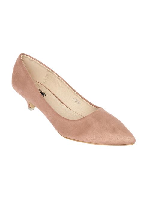pink suede slip on pumps - 14367001 - Very Small Image - 1