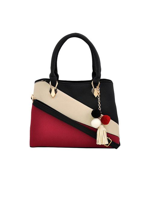 black leatherette handbag - 14368982 - Very Small Image - 1