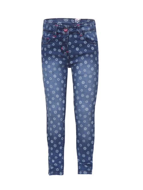 blue denim printed jean - 14369891 - Very Small Image - 1