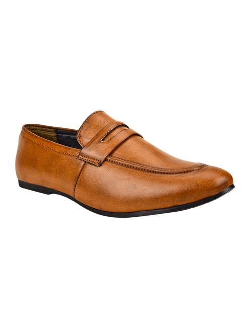 tan leatherette formal slip on - 14370060 - Very Small Image - 1