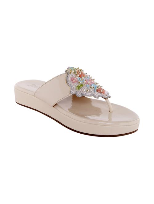beige  toe separator sandal - 14370356 - Very Small Image - 1