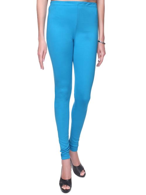 light blue cotton leggings - 14372538 - Very Small Image - 1