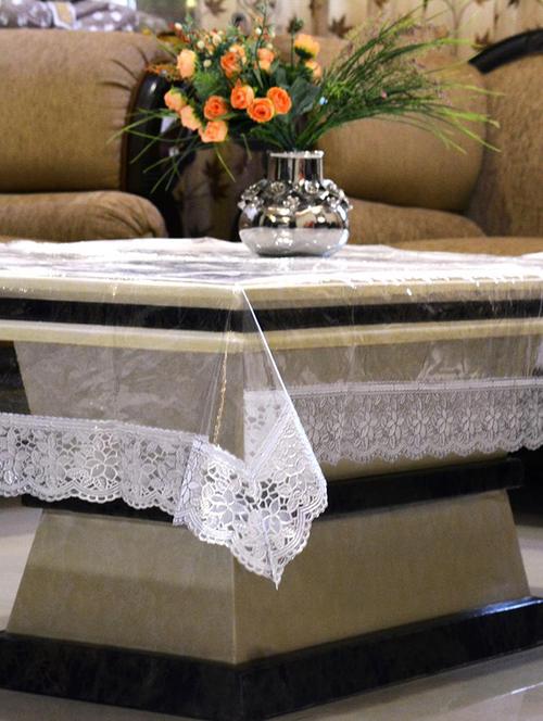transparent center table cover 6 seater - 14372811 - Very Small Image - 1