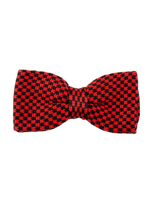 red micro fibre bow tie - 14375080 - Very Small Image - 1