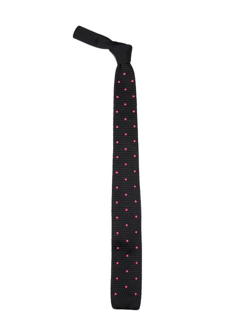 black micro fibre tie - 14375182 - Very Small Image - 1