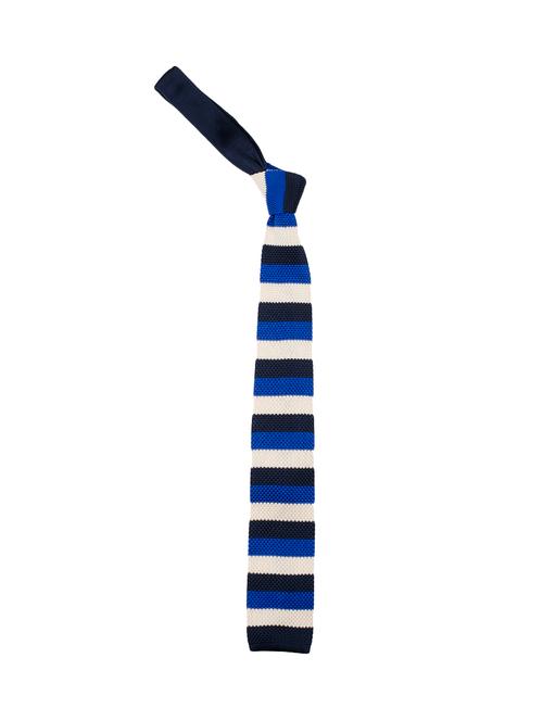 blue micro fibre tie - 14375192 - Very Small Image - 1