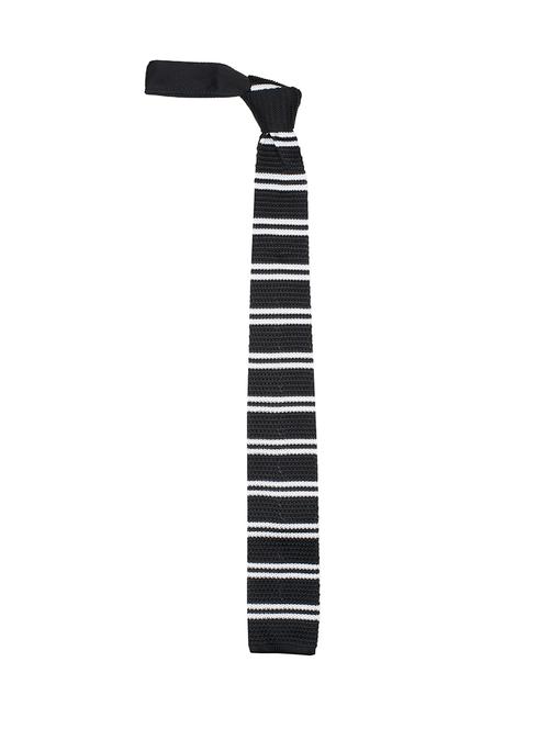 black micro fibre tie - 14376831 - Very Small Image - 1