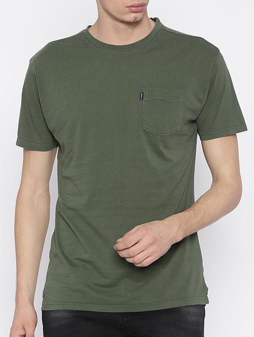 green cotton t-shirt - 14376913 - Very Small Image - 1