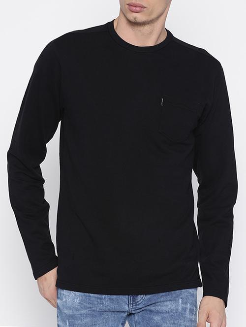 black cotton t-shirt - 14376925 - Very Small Image - 1