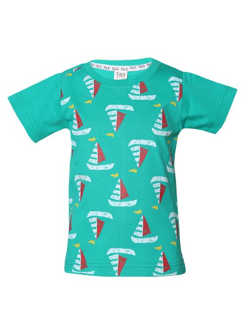 blue cotton t-shirt - 14377066 - Very Small Image - 1