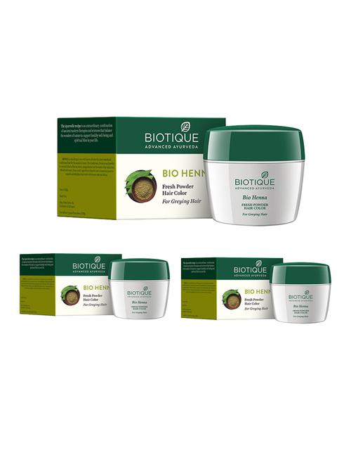 biotique bio heena fresh powder (pack of 3) - 14377436 - Very Small Image - 1