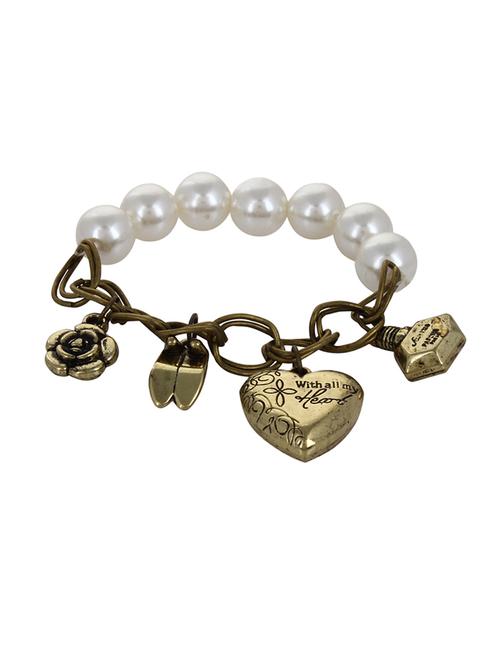 white metal bracelet - 14377523 - Very Small Image - 1