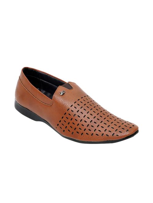 tan leatherette casual slipon - 14378135 - Very Small Image - 1