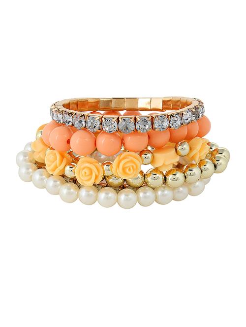 orange metal bracelet - 14378328 - Very Small Image - 1